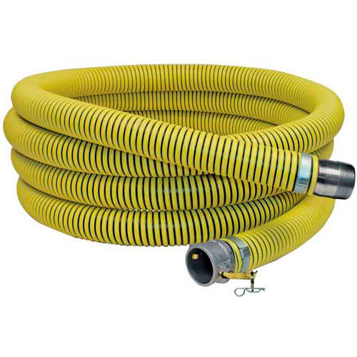 Hose Suction Cam Lock and Basket 3" X 20'