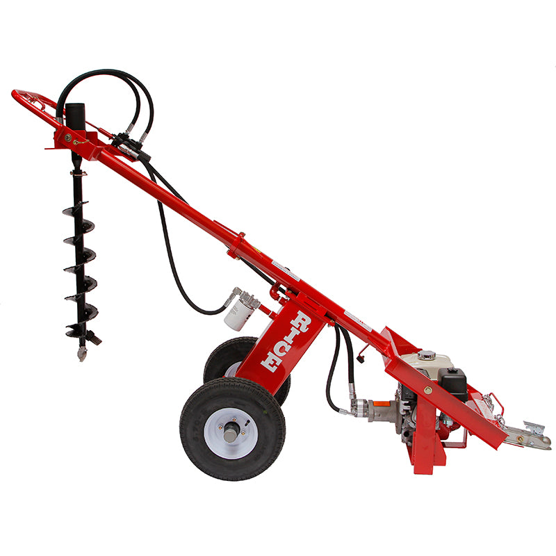 Auger Hydraulic Portable 2 Wheel One Man 6" - 12"