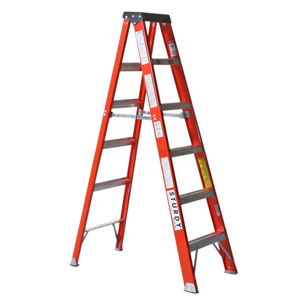 Ladder Step Fiberglass / Wood 10'